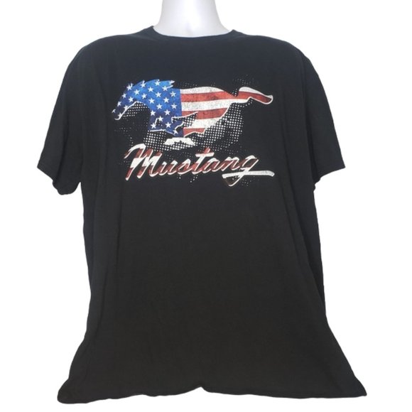 Ford Motorsport Other - FORD MUSTANG Running Horse Black T Shirt Size 2XL